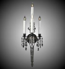 American Brass & Crystal WS2214-A-01G-PI - Four Light Wall Sconce